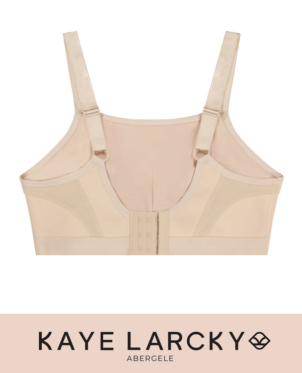 Abergele-Kaye Larcky 12070/TN005 Young Teen After-Beginner Bra Super-Flattening Natural Look Comfy Everyday Basic