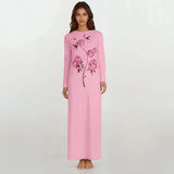 Pink Floral Nightgown