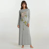 Floral Pull-On Nightgown – Elegant Comfort with Artistic Charm