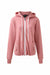 Terry Zip-up Hoodie Pink