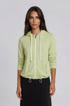 Green Terry Zip Hoodie