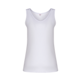 2100 - v-neck undershirt, cotton-Undershirts-White-XS-Gemsli Intimates