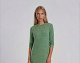 Lime Stripe RibbedNightgown