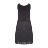 FK308 - reversible full slip, cotton top nylon bottom-back-Gemsli Intimates
