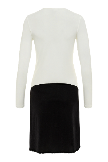 FK312 - long sleeve shell slip, with adjust-a-neck-Full Slips-Gemsli Intimates