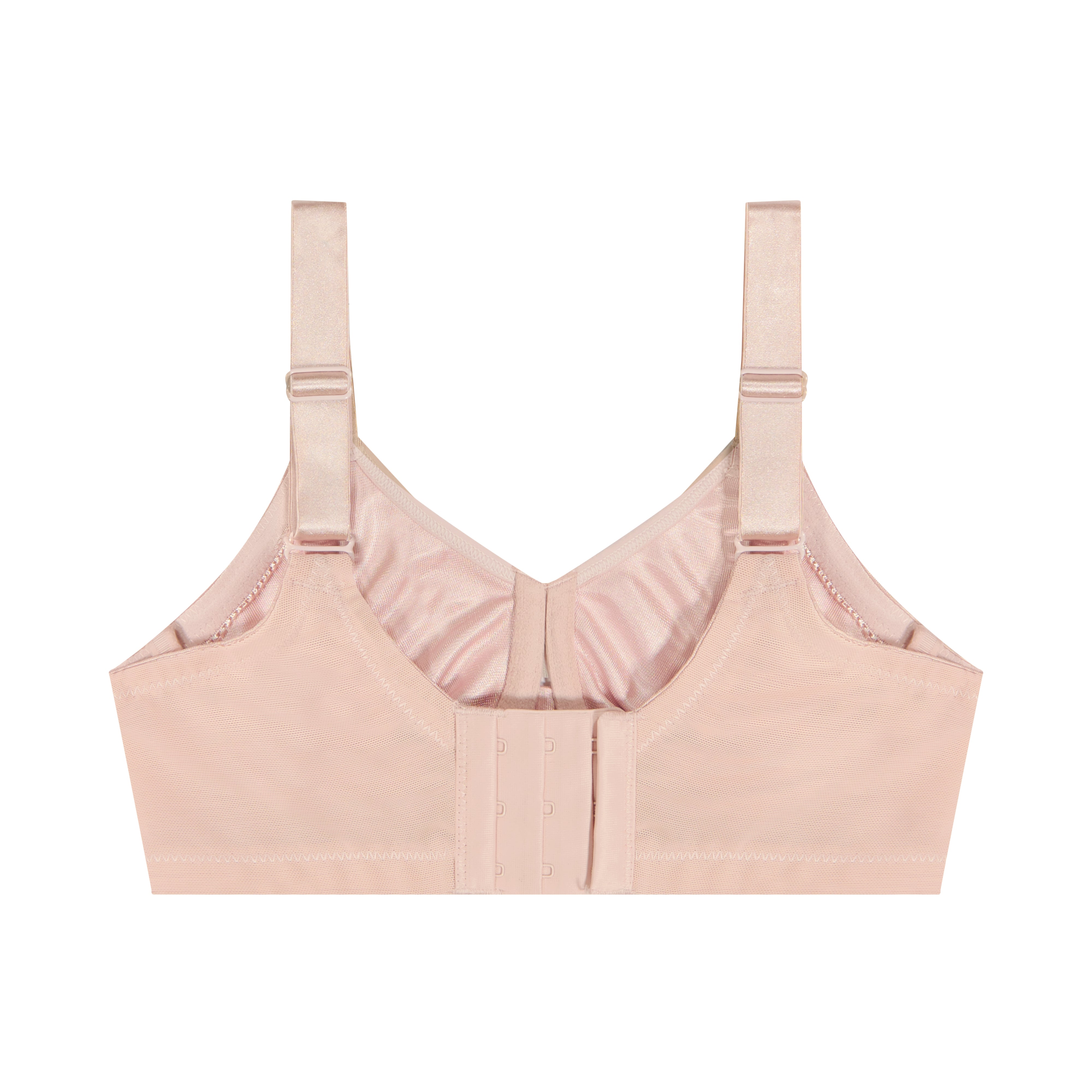Abergele-Kaye Larcky 33065/4013 Mature Teen Supportive Shaper Bra Comfy Everyday Basic Super-Flattening Removable Wire Feature
