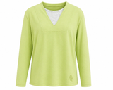 Citrus Chic V-Neck Top