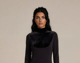 Black Velvet Satin Belt Maxi Dress