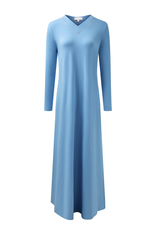 V-Neck colored nightgown