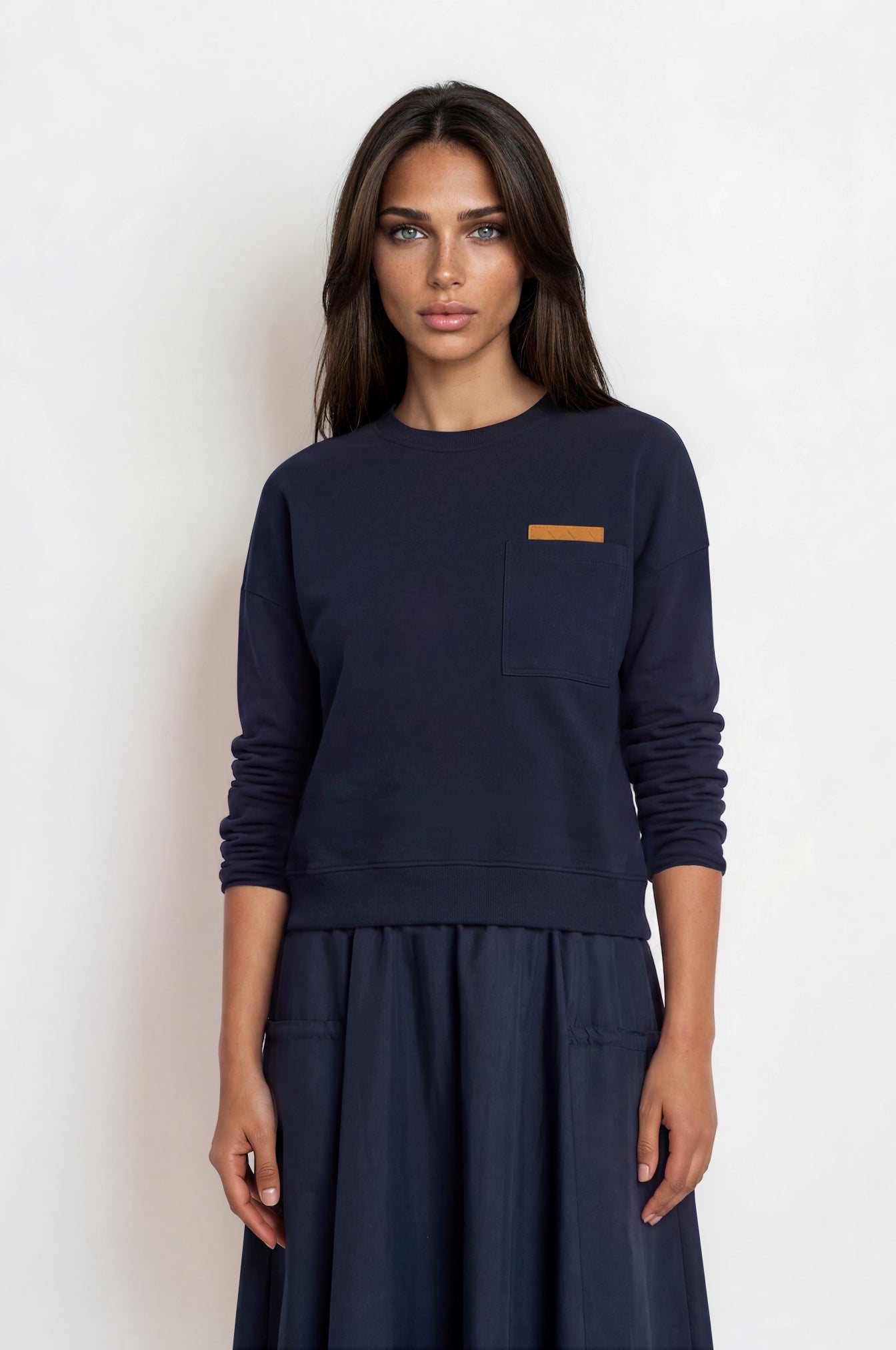 Navy Midnight Pocket Sweatshirt