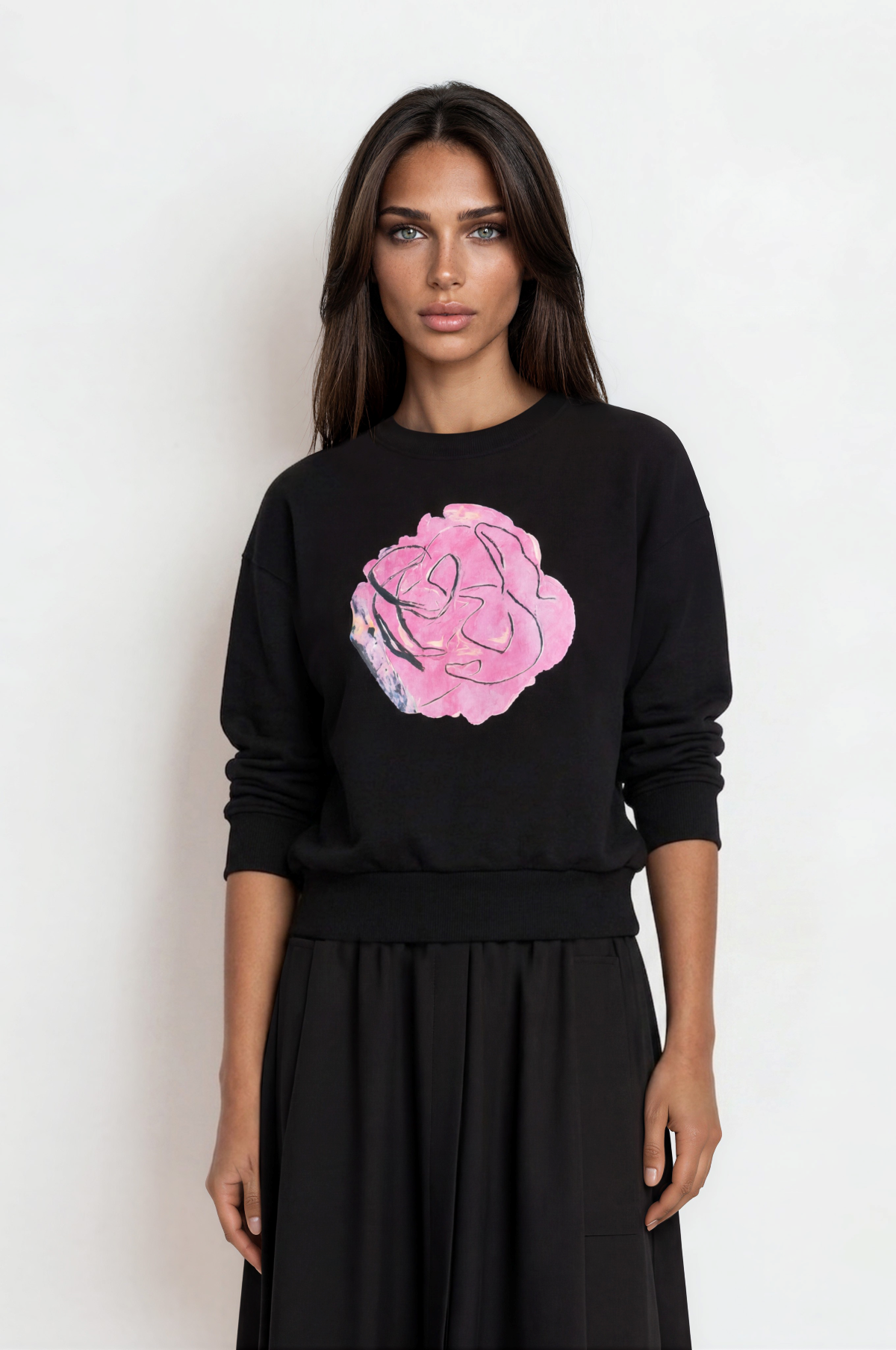 Midnight Rose Lounge Top