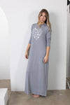 Heart Garden Gray Nightgown