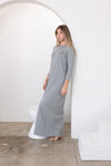 Rainbow Heart Gray Teen Nightgown