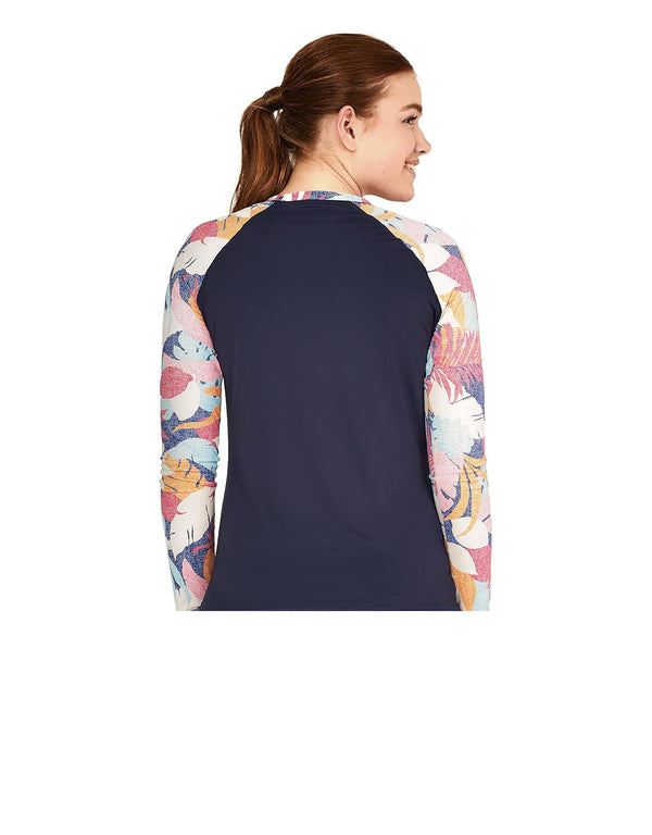 Speedo Quick Dry Swim Tee Navy Multi