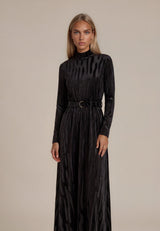 Wild Grace Maxi Dress with Belt