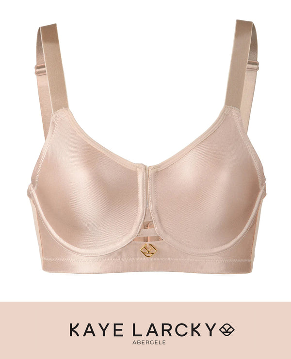 Abergele-Kaye Larcky 33065/4013 Mature Teen Supportive Shaper Bra Comfy Everyday Basic Super-Flattening Removable Wire Feature