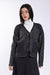 Black V-Neck Buttoned Cardigan