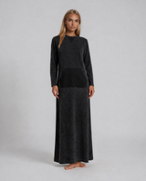 Black Washed Comfort Nightgown