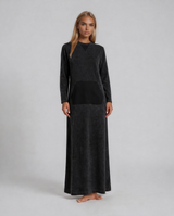 Black Washed Comfort Nightgown