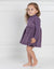 Toddler Girl Corduroy Playwear Set with Matching Turtleneck Purple