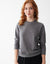 Light French Terry Logo Embossed Sweatshirt Heather Gray