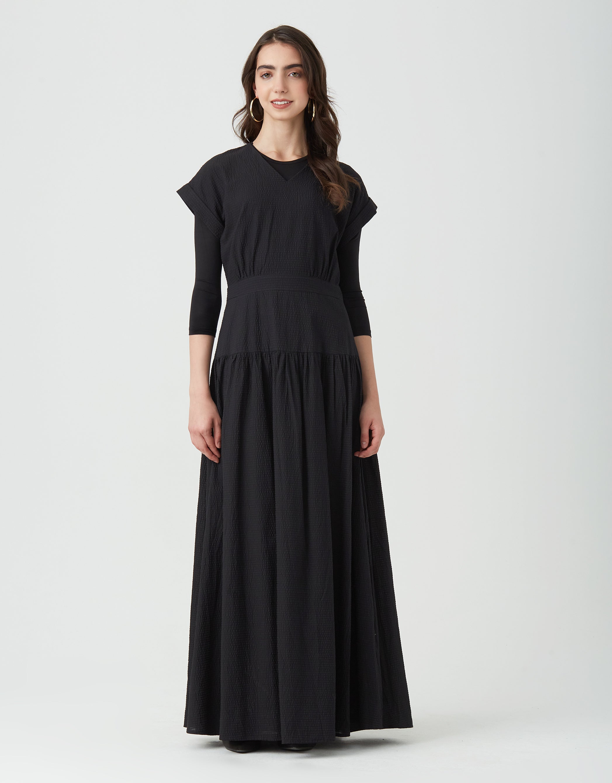 sachin and babi light blue dress DROP WAIST DRESS