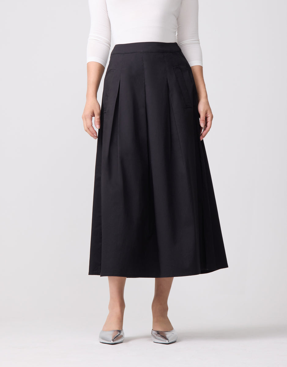 【日本入手困難】プラダ Pleated poplin skirt スカート 33