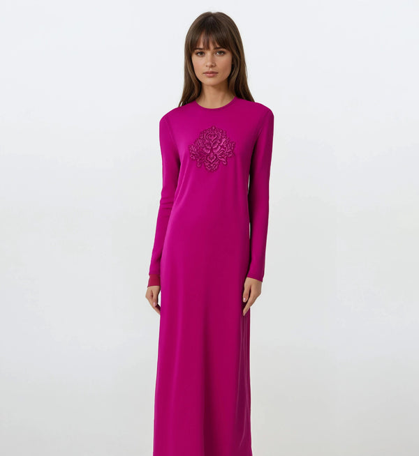 Women’s Magenta Nursing Nightgown