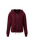 Dark Wine Zip-Up Hoodie