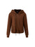 Brown Zip-Up Hoodie