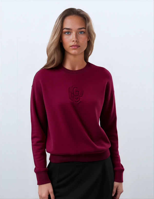 Dark Wine Crewneck Sweatshirt