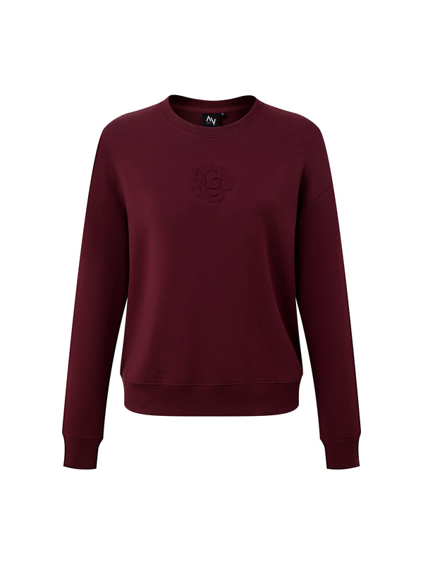 Dark Wine Crewneck Sweatshirt