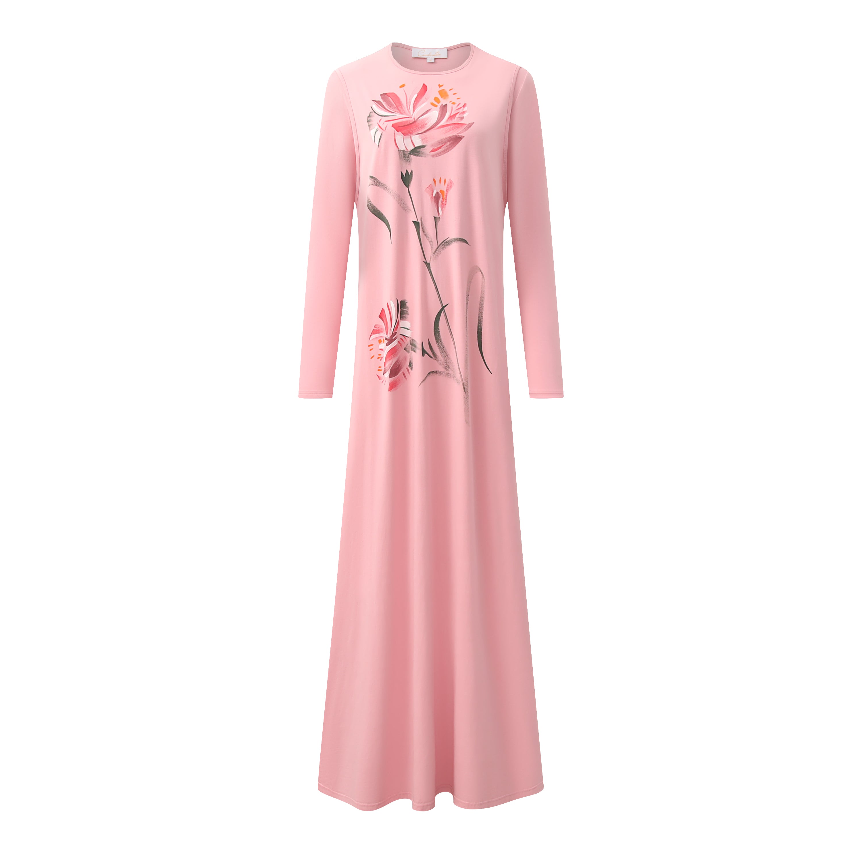 Pink Garden Nursing Nightgown