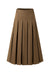 29" Light Brown Pleated Skirt