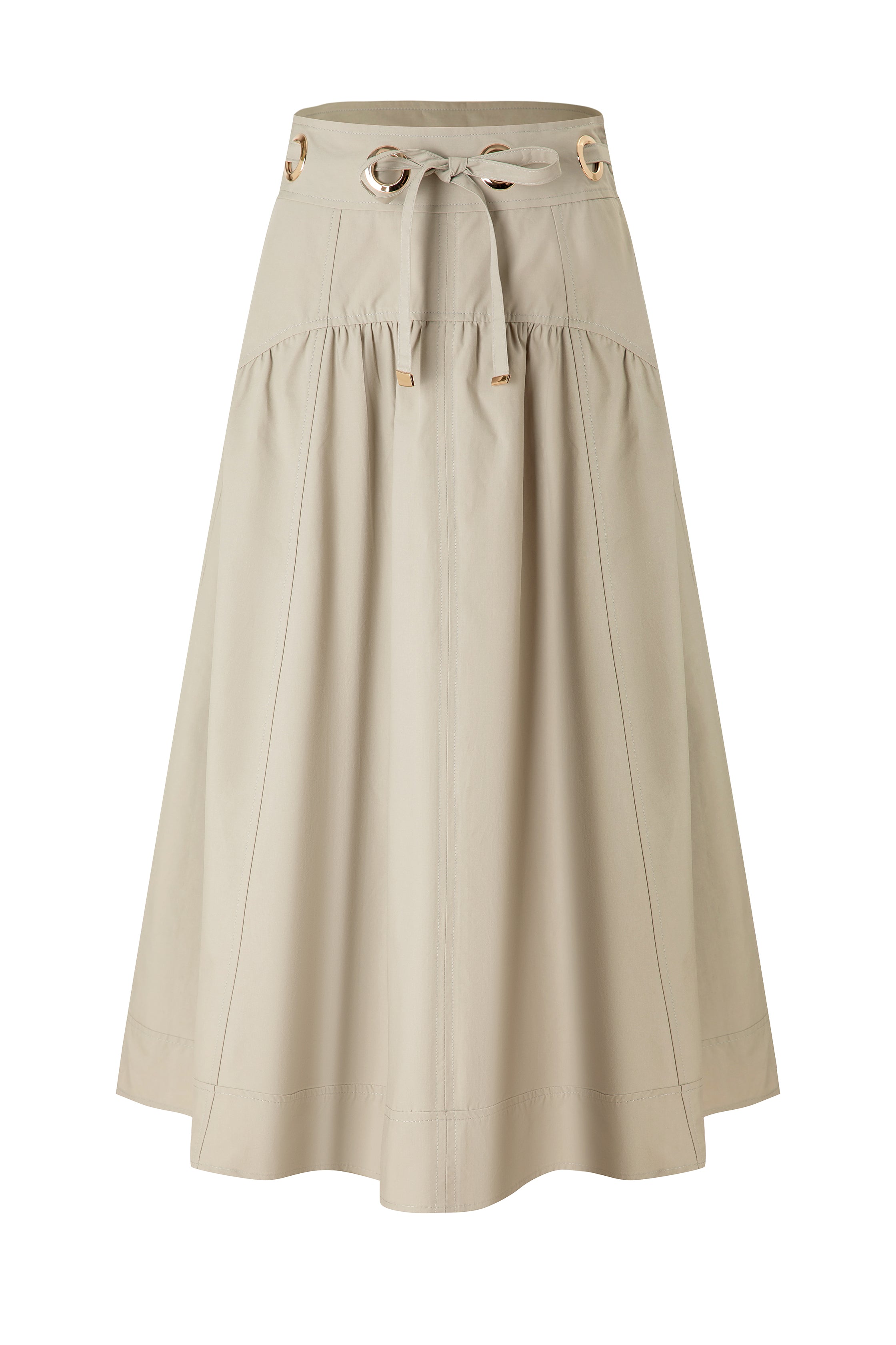 35" Classic Grey A-Line Skirt