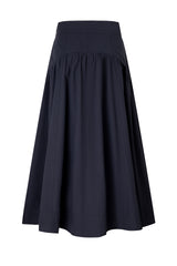 35" Classic Navy A-Line Skirt