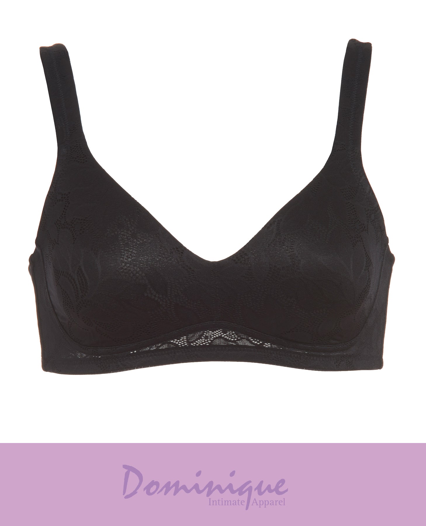 Dominique 6018 Jolie Jacquard Wire Free Soft Cup Bra