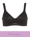 Dominique 6018 Jolie Jacquard Wire Free Soft Cup Bra