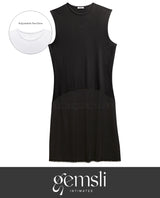Gemsli FK314 Adjustable Crew Neck Solid Color Combination Full Slip