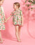 Toddler Girl Smocked Playwear Bloomer Set Floral Print Green