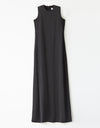 Satin Sleeveless Lined Aline Maxi Dress Shabbos Robe Black