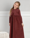 Girls Corduroy Maxi Dress Shabbos JumperCinnamon