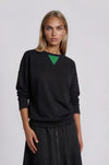 Black Emerald Accent Top