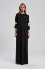 Black Flower Nightgown