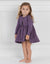 Toddler Girl Corduroy Playwear Set with Matching Cardigan Purple