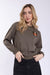 Olive Varsity Logo Sweatshirt