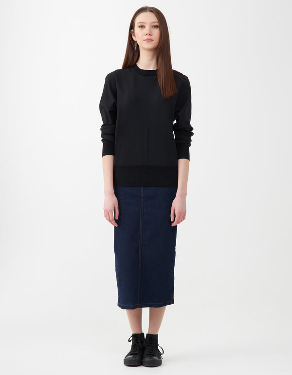 Light French Terry Center Stitched Dolman Sweatshirt