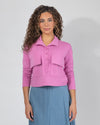 Double Pocket Cropped Polo