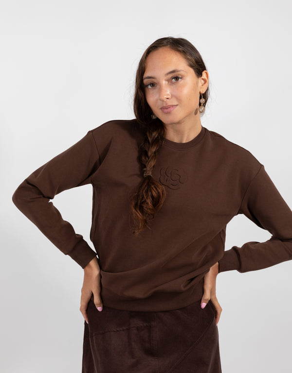 Dark Brown Sweatshirt