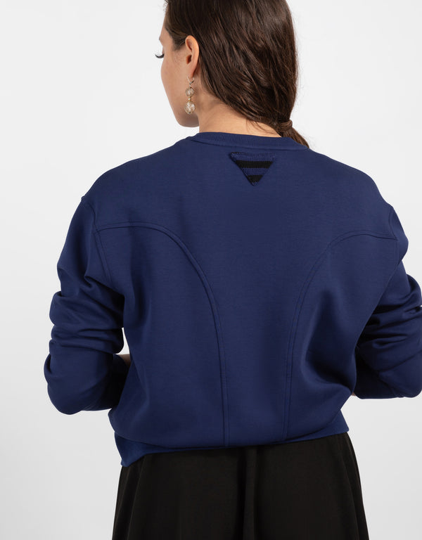 Navy Crewneck Sweatshirt